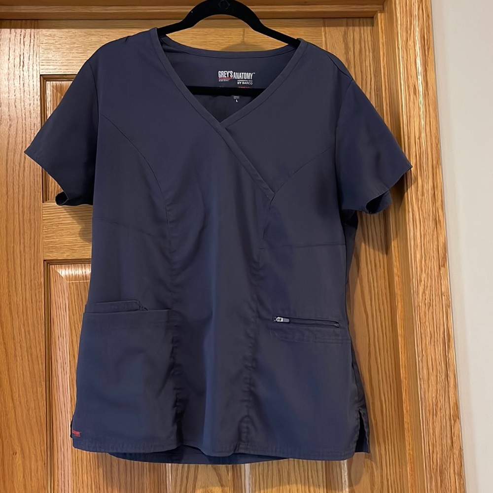 Grey’s Anatomy by Barco Navy Blue Short Sleeve Professional Scrub Uniform Shirt